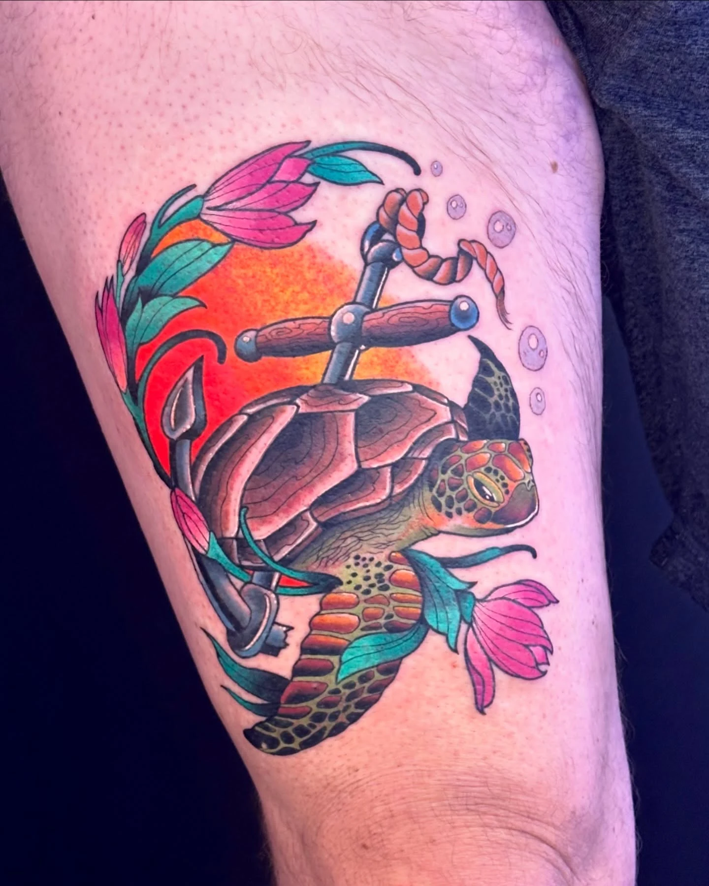 Kontur Parçası — Skin Design Tattoos — geleneksel dövme çalışması